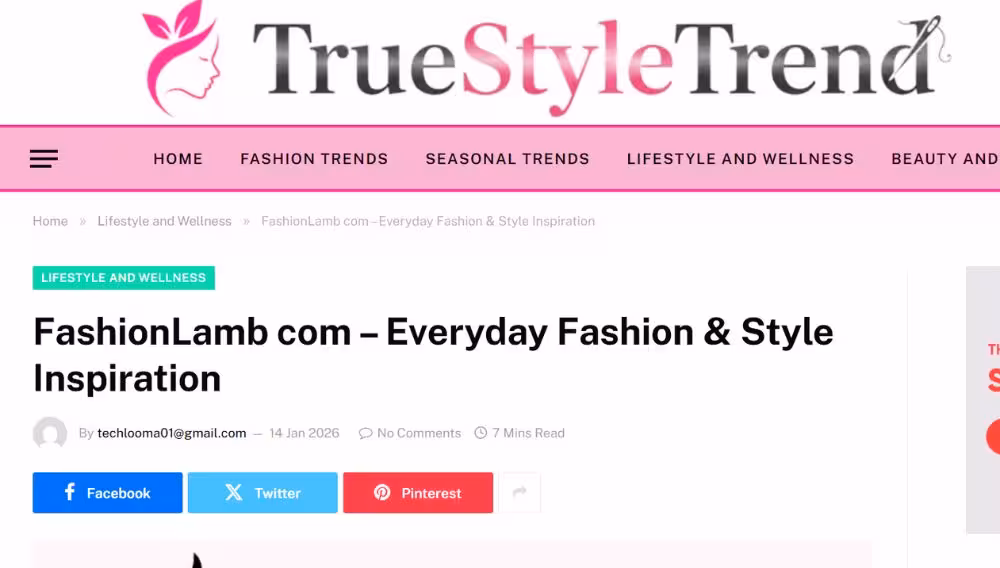 Fashionlamb com: Redefining Modern Style Trends